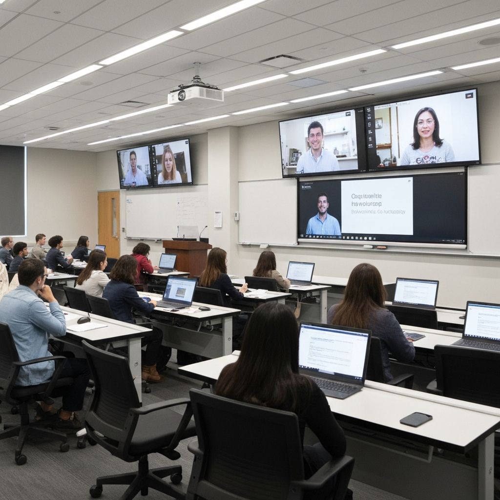 University Hybrid Classroom
