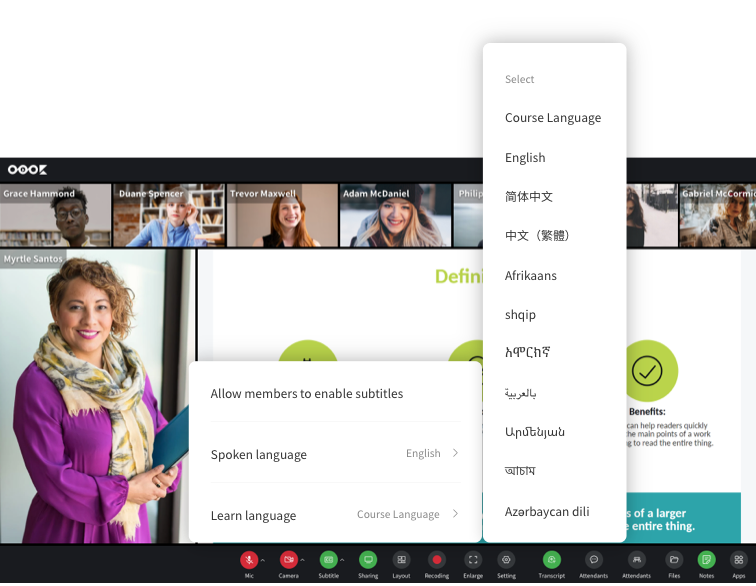 Multilingual Support
