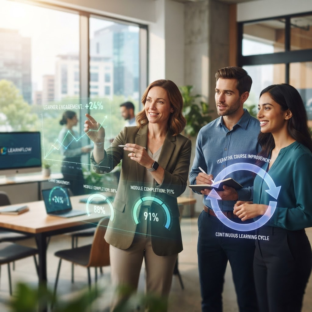 Let every piece of learning data drive continuous course evolution