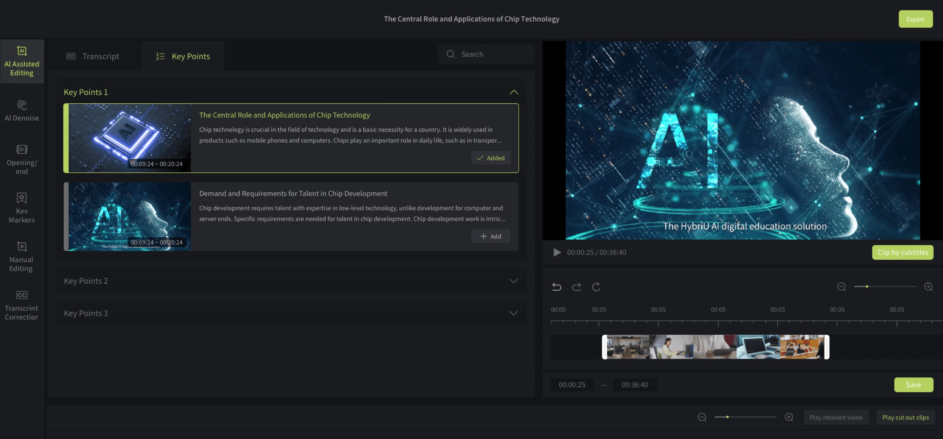 AI Editing