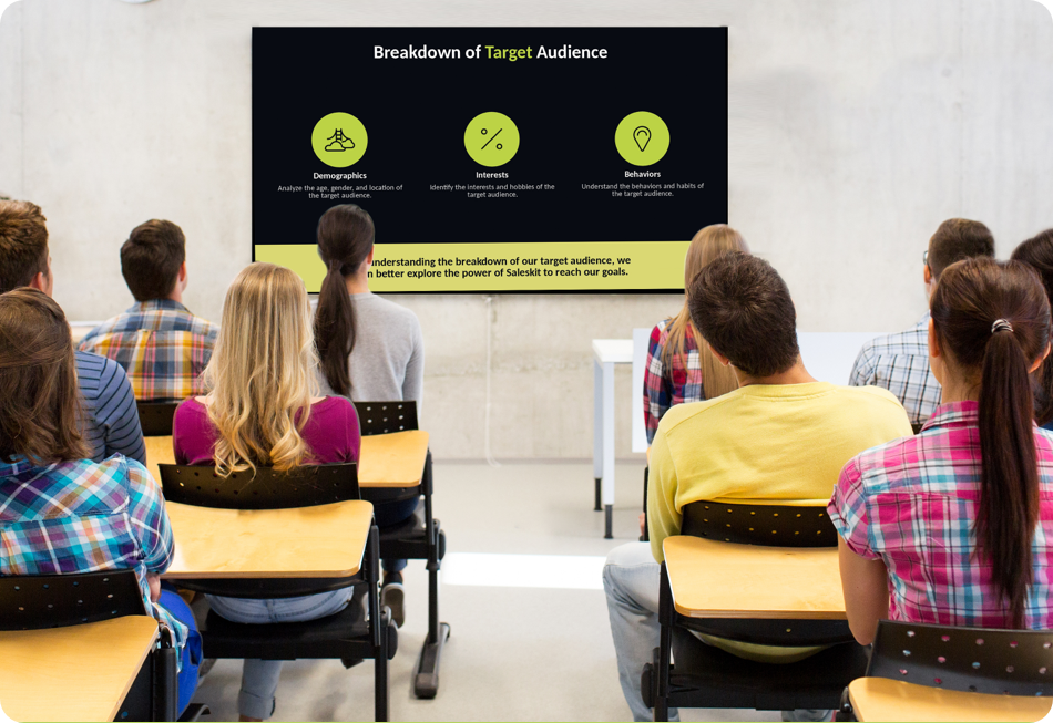 Students in multilingual classroom